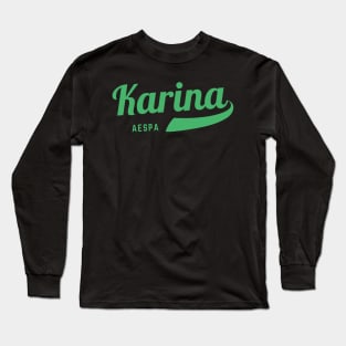 Karina Aespa Baseball Long Sleeve T-Shirt